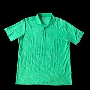 Nike Golf Tour Performance Dri-fit Polo Shirt Men’s Large Green Athletic Golf